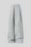 Heavyweight Pleated Baggy Straight Leg Sweatpants