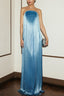Strapless Fringe Column Formal Dress