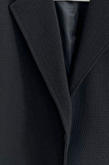 Waffle Textured Oversized Blazer