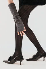 Vertical Stripe Sheer Ballet Tights Slimming Tights