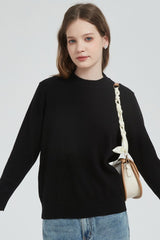 Cotton Solid Color Essential Knit Top