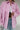 Asymmetric Button Back Cutout Blouse Secondary image