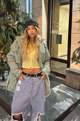 Slim Hollow Long Sleeve Single Breasted Cardigan