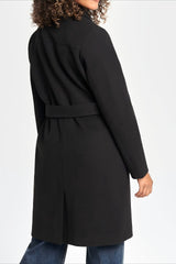 Two Pocket Wool Style Classic Overcoat