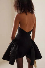 Floral Applique Ball Gown Dress