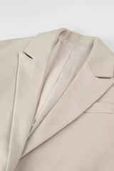 Tassel Accent Extended Length Overcoat