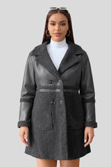 Vintage Plush Lined Reversible Overcoat