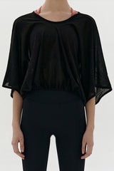 Quick Dry Cropped Backless Sun Protection Tee