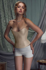 Tiered Chiffon Corset Mermaid Hem Prom Dress