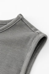 Slim Fitted Knit Tank Sweater Dress