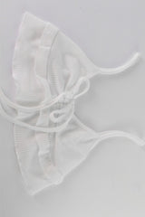 Frill Trim Tie Front Cami Crop Top Shorts Set