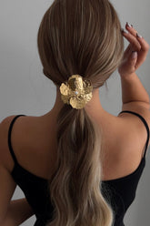 Floral Design Alloy Hair Cuff