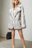 Eco Colorblock Faux Fur Coat White / S coats