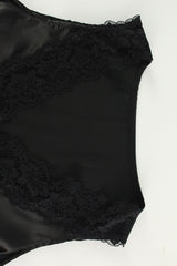 Lace Trim V Neck Cami Top Floor Length Skirt Set