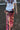 Pink Graphic Double Waist Flared Jeans Secondary image