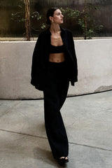 Cotton Long Sleeve Button Down Shirt Pants Set