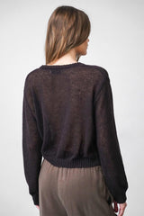 Relaxed Fit Knit Cardigan