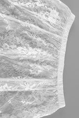 Strapless Lace Skirt Elegant Two Piece Skirt Set