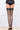 Peacock Lace Contrast Color Thigh-High Stockings Secondary image
