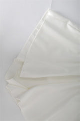 Satin Feel Frill Trim Cami Sleep Shorts Set