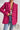 Red Plaid Elegant Blazer Coat Secondary image