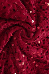 Solid Sequin High Waist Bodycon Pencil Skirt