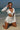Solid Ruched Mesh Four Piece Swim Set Secondary image