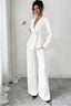 Long Sleeve Two Piece Blazer Pants Set