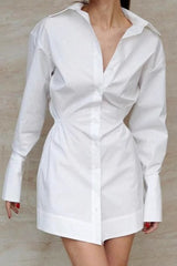 Lapel Collar Elegant Blouse