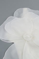 One Shoulder 3D Floral Bodycon Floral Dress