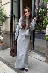 Loose Basic Knit Pullover Sweater