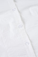 Waist Defining Flare Sleeve Blouse