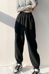 Fleece Lined Loose Knit Pants