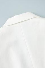 Tie-Waist Cropped Blazer