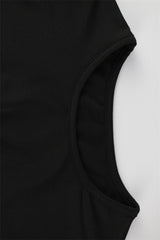 Reversible Leopard Print Crop Top Side Slit Maxi Skirt Set