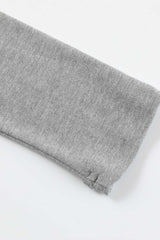 Contoured Long Sleeve Knit Top