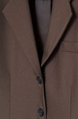 Vintage Casual Long Sleeve Blazer