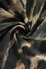 Sheer Chiffon Leopard Print Bikini Maxi Skirt Set