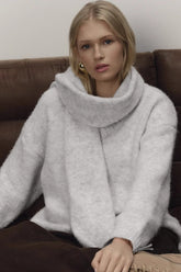 Soft Wool Loose V-Neck Solid Sweater