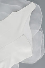 One Shoulder 3D Floral Bodycon Floral Dress