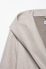 Soft Hooded Loose Fit Casual Overcoat