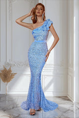 Long Sequin Mermaid Gown Formal Dress