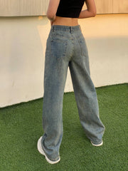 90s Washed High Waist Boyfriend Jeans Boyfriend Jeans