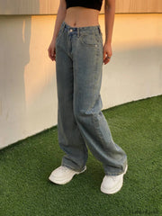 90s Washed High Waist Boyfriend Jeans Boyfriend Jeans