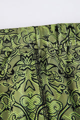 Lace Color Block Low Rise Mermaid Maxi Skirt