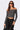 Slim Fit Striped Slit Neck Knit Top Secondary image
