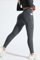 High-Rise Fleece Lined Side Pocket Leggings