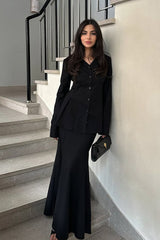 Slim Fit V Neck Blazer