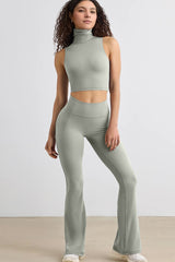 Booty Lifting Wide-Leg Flared Workout Leggings