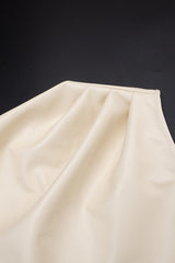 Ruched PU Leather Bodycon Dress